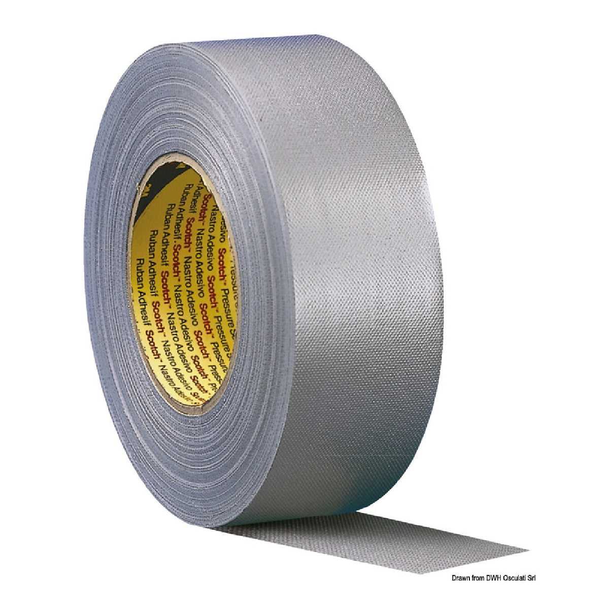 Cinta de tela impermeable 3M Y389 (cinta gris)