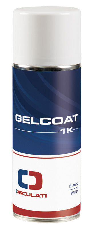 Gelcoat blanco en aerosol Osculati 400 ml para acabados de cubiertas de barcos 65.520.11