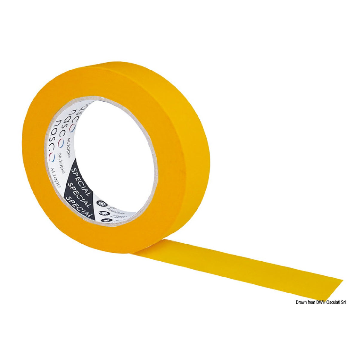 Osculati Cinta de papel alta temperatura 50 m 65.655.25