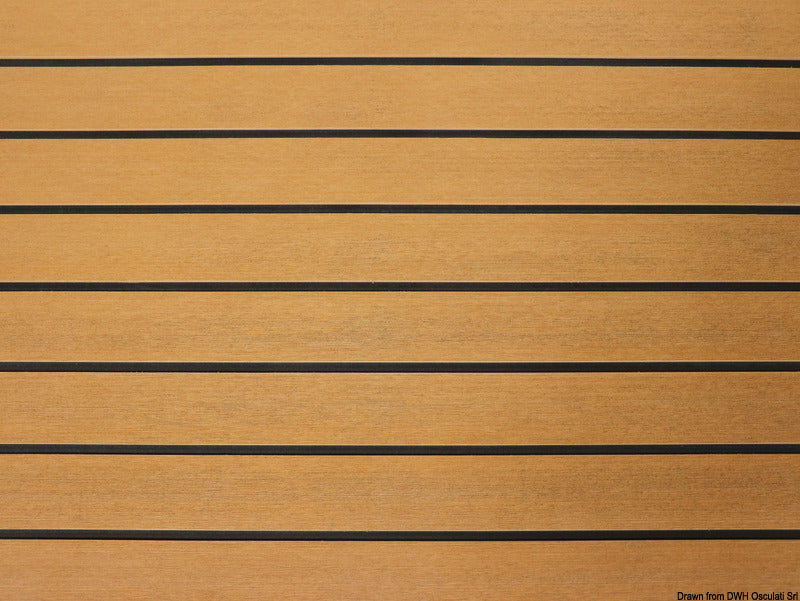 Revestimiento EVA de teca Osculati color madera 2400x1200x6 mm 65.909.01