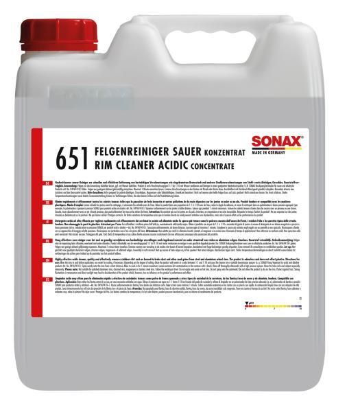 Sonax Detergente Acido Cerchi 10L