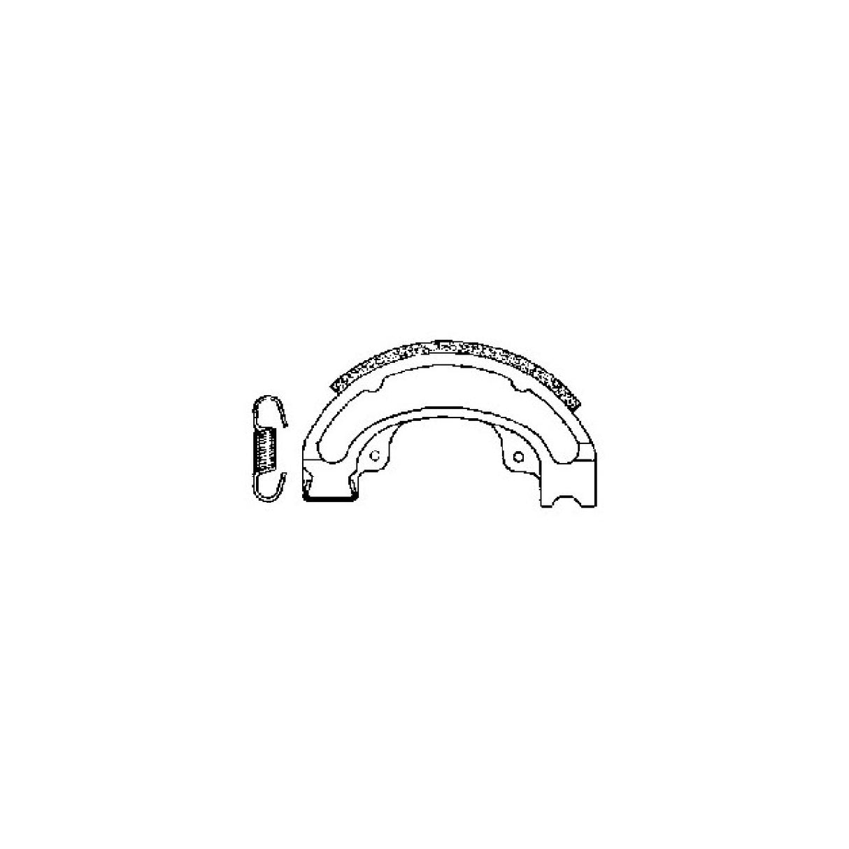SBS Pair of brake shoes HONDA SGX Sky (AF43) 50 CC 97/01
