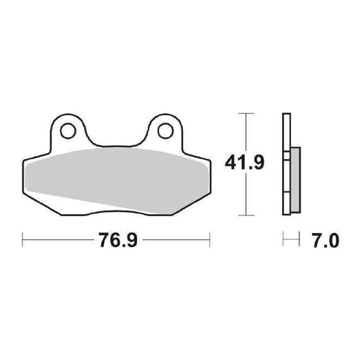 SBS 103HF Brake pads CAGIVA Mito 50 CC 99/>