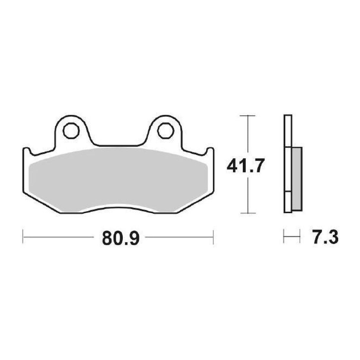 SBS 104CT Brake Pads for BENELLI TNT Tornado Naked T 125 CC 17/18