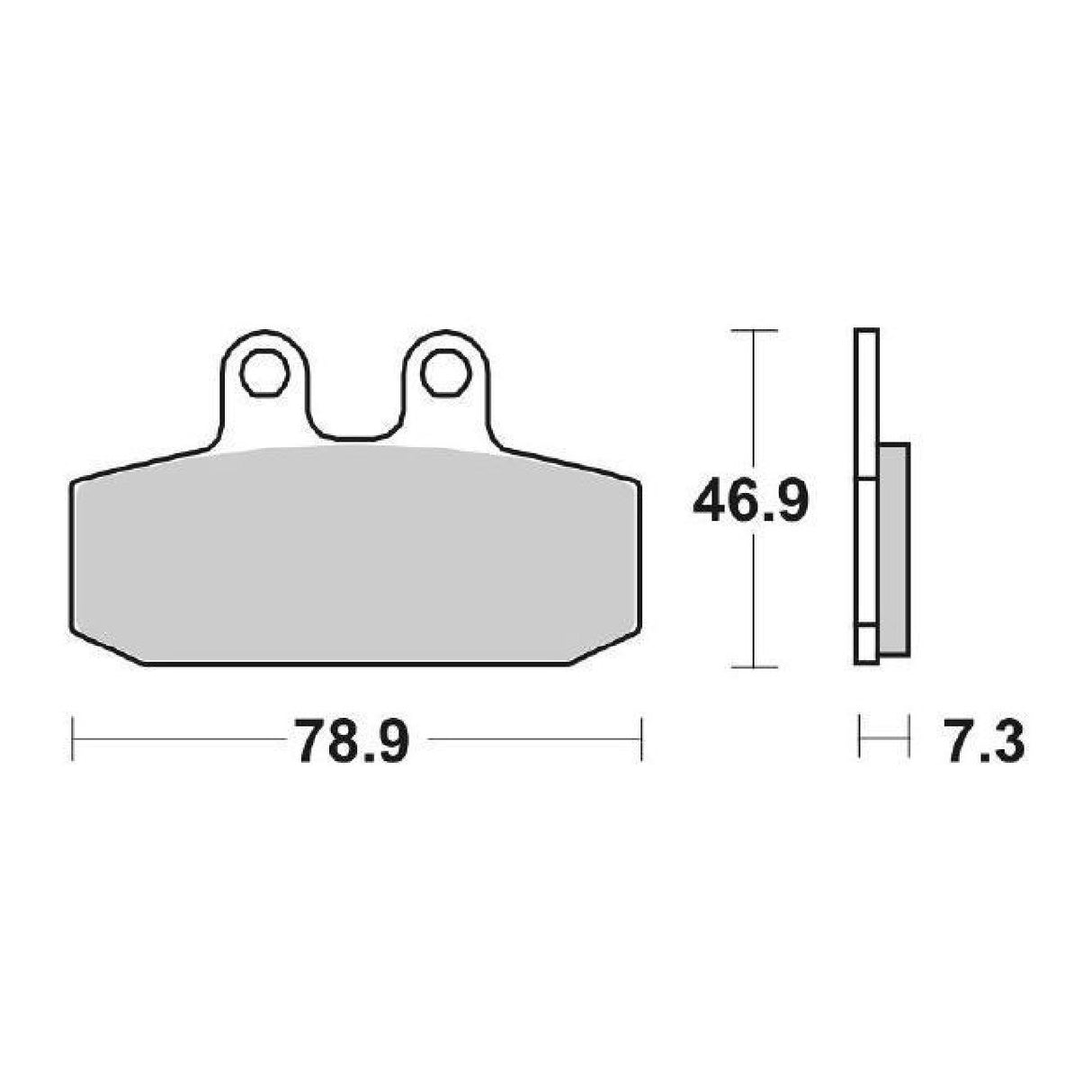 SBS 108HF Brake Pads APRILIA ETX 125 CC 85
