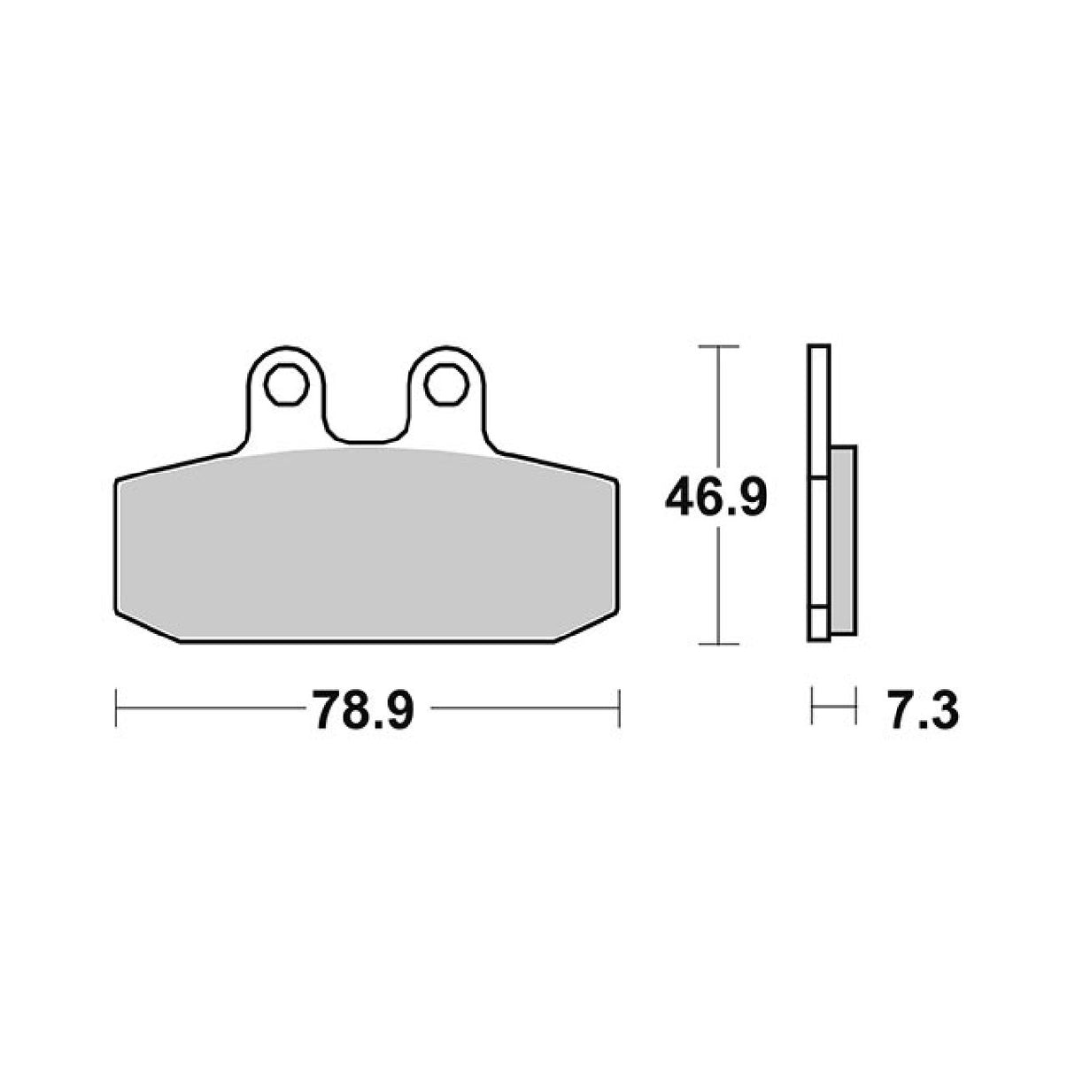 SBS 108HM Brake Pads APRILIA Scarabeo 4T Rotax 125 CC 99/02
