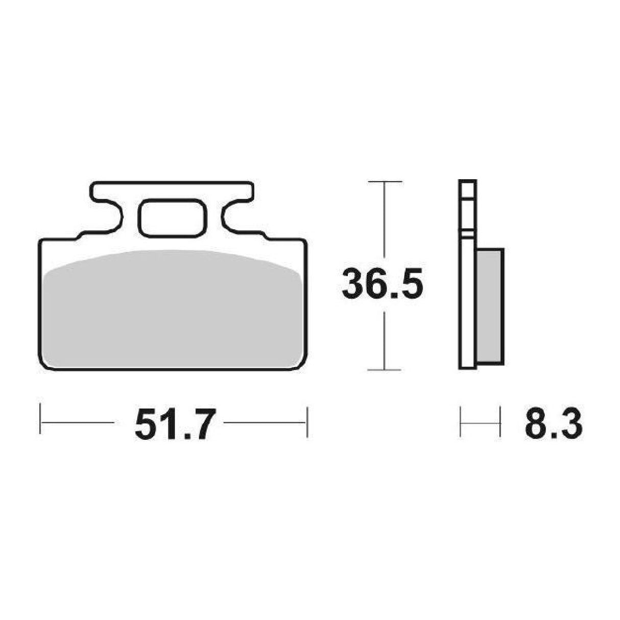 SBS 110HF Brake Pads HONDA RS R 125 CC 91/94