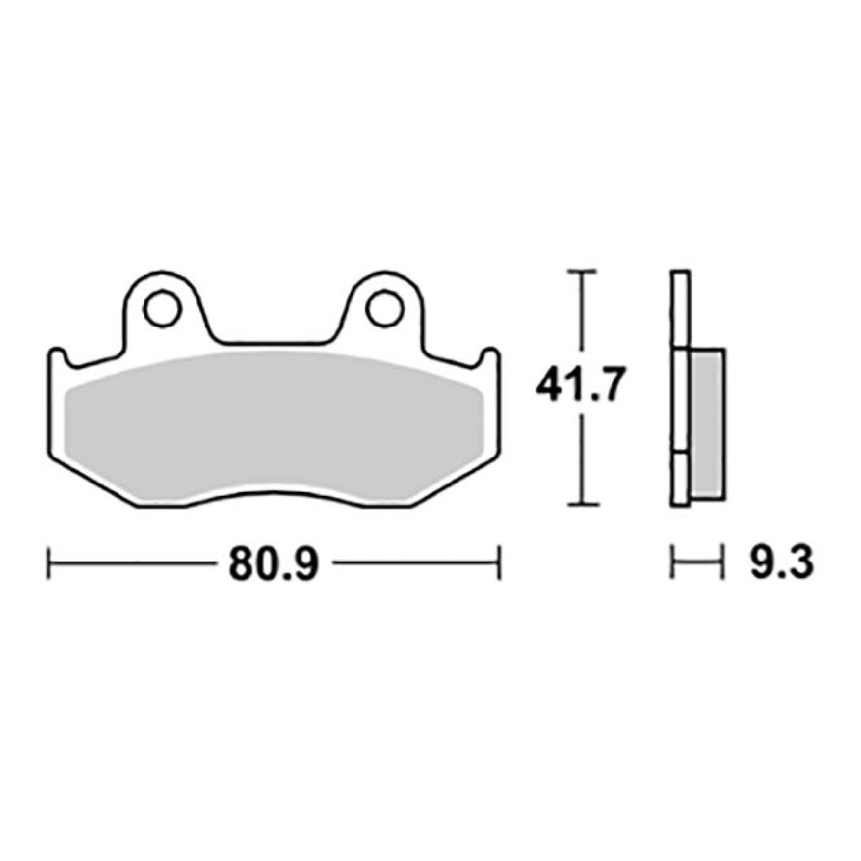 SBS 125HM Brake Pads HONDA SCV Lead (JF11) 100 CC 03/07