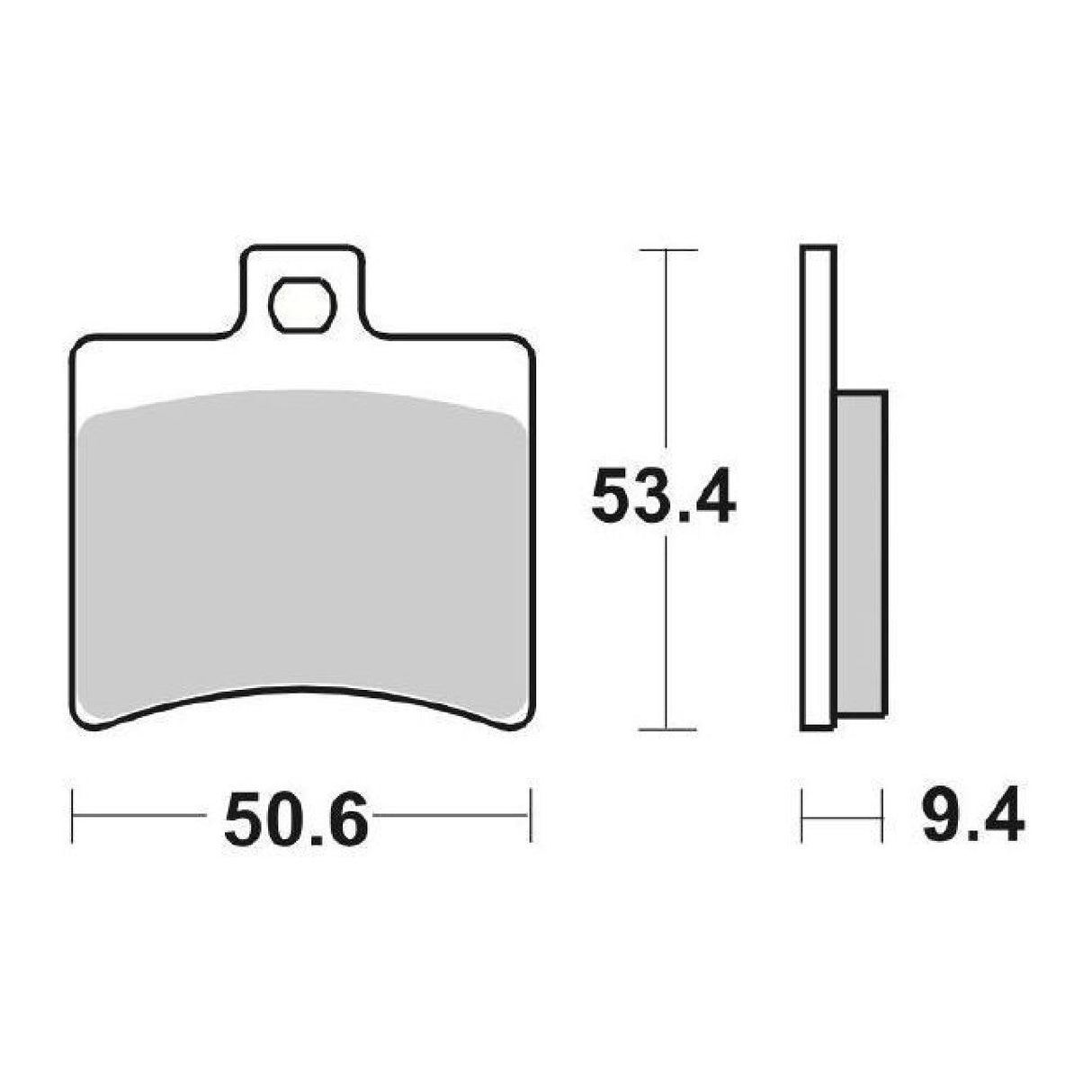 SBS 152HF Bremsbeläge APRILIA Scarabeo Ditech (SCA00) 50 cm³ 01/04