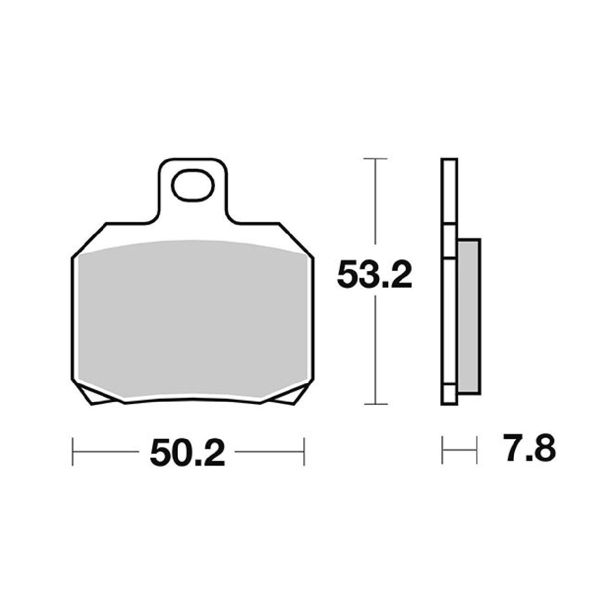 Pastillas de freno SBS 157HM ADIVA AD E2 (Piaggio) 250 CC 06/07