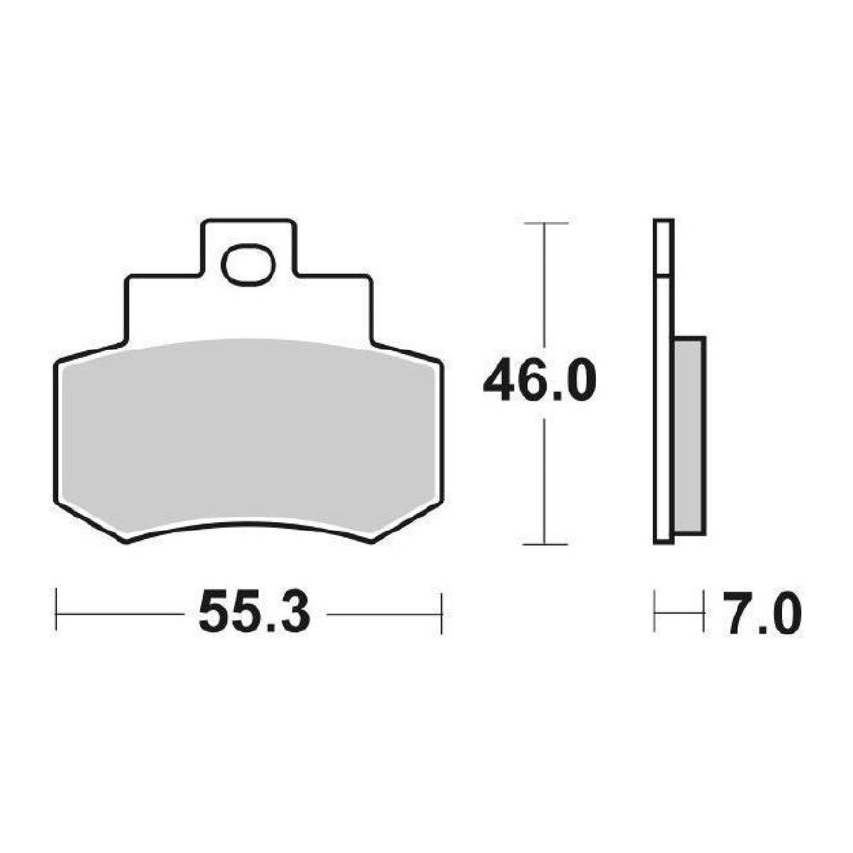 Pastillas de freno SBS 172HF KYMCO Grand Dink 250 CC 01/06