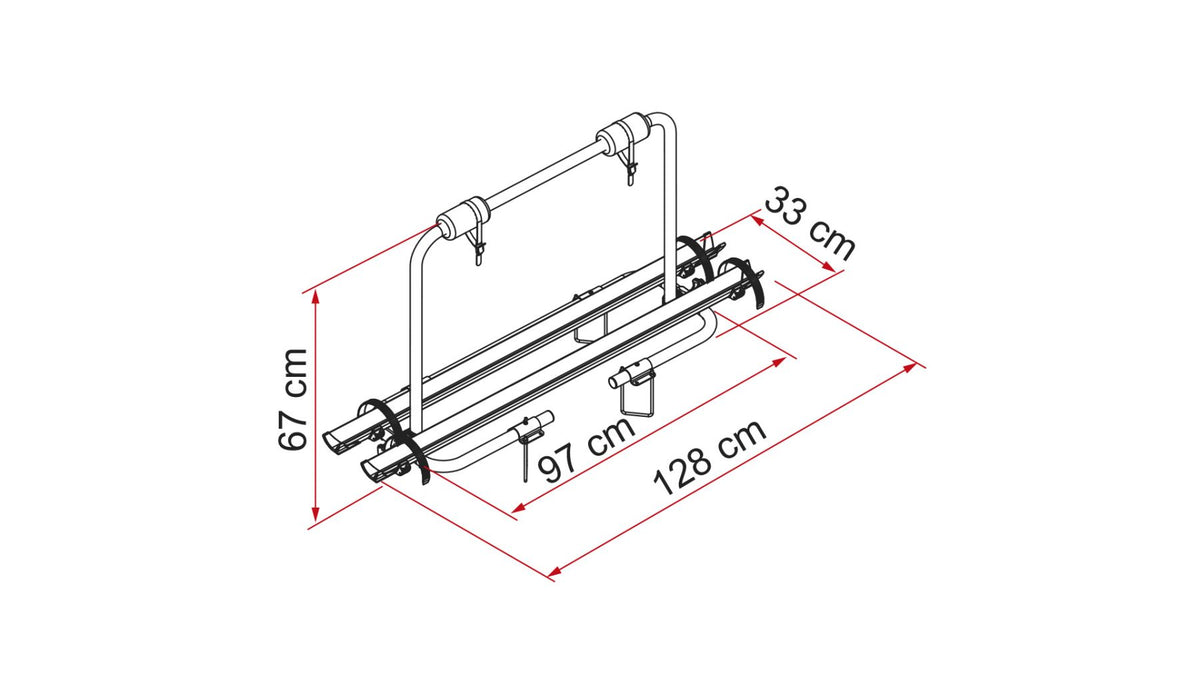 Portabicicletas Carry-Bike Caravan XL de Fiamma 02094-23A