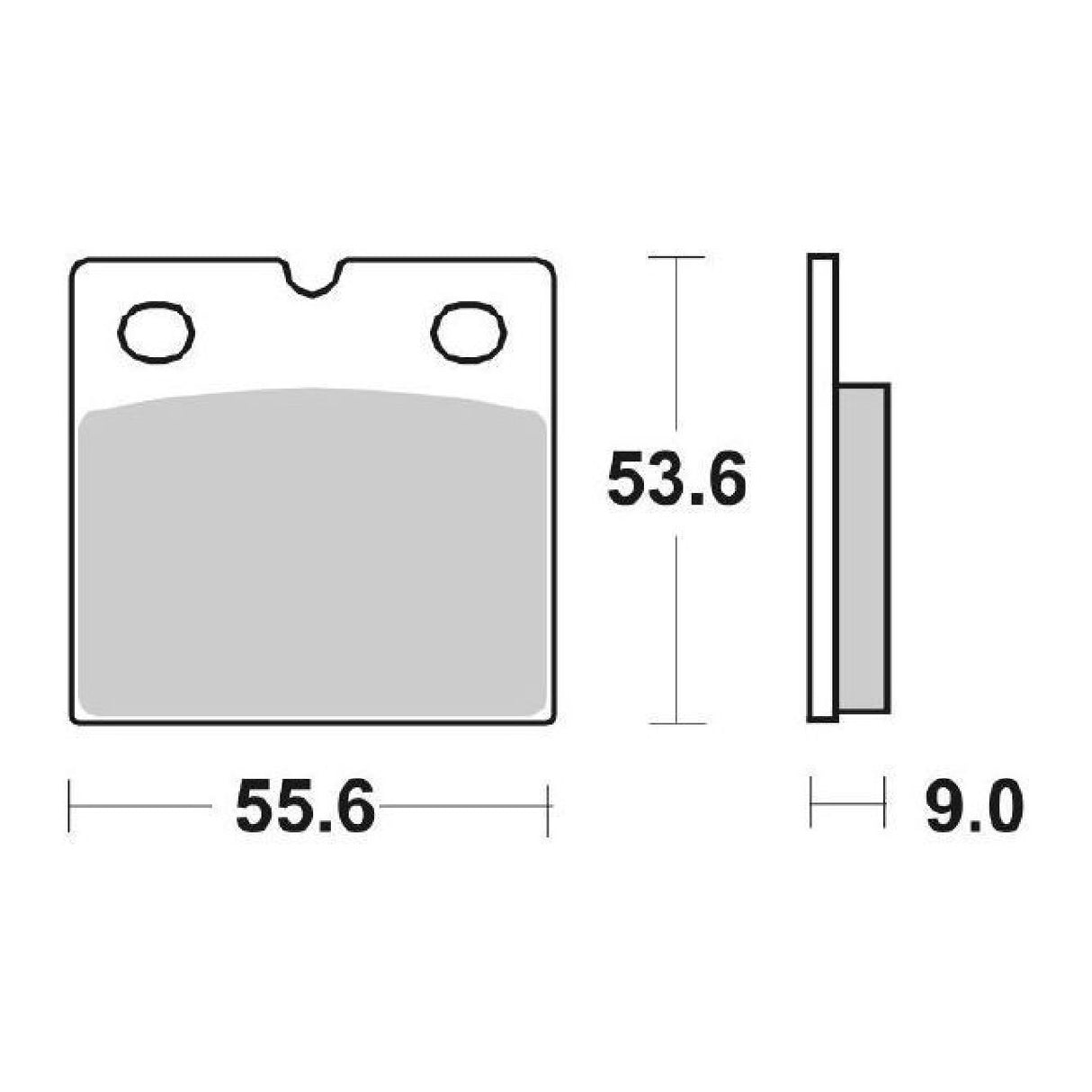 SBS 506HS Bremsbeläge vorne für BMW R 65 GS (247E) 650 cm³ 87/92