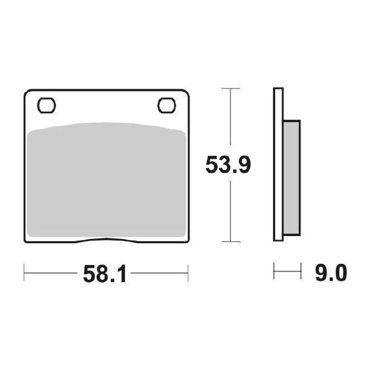 Pastillas de freno SBS 512HF SUZUKI GS L (T) 750 CC 80