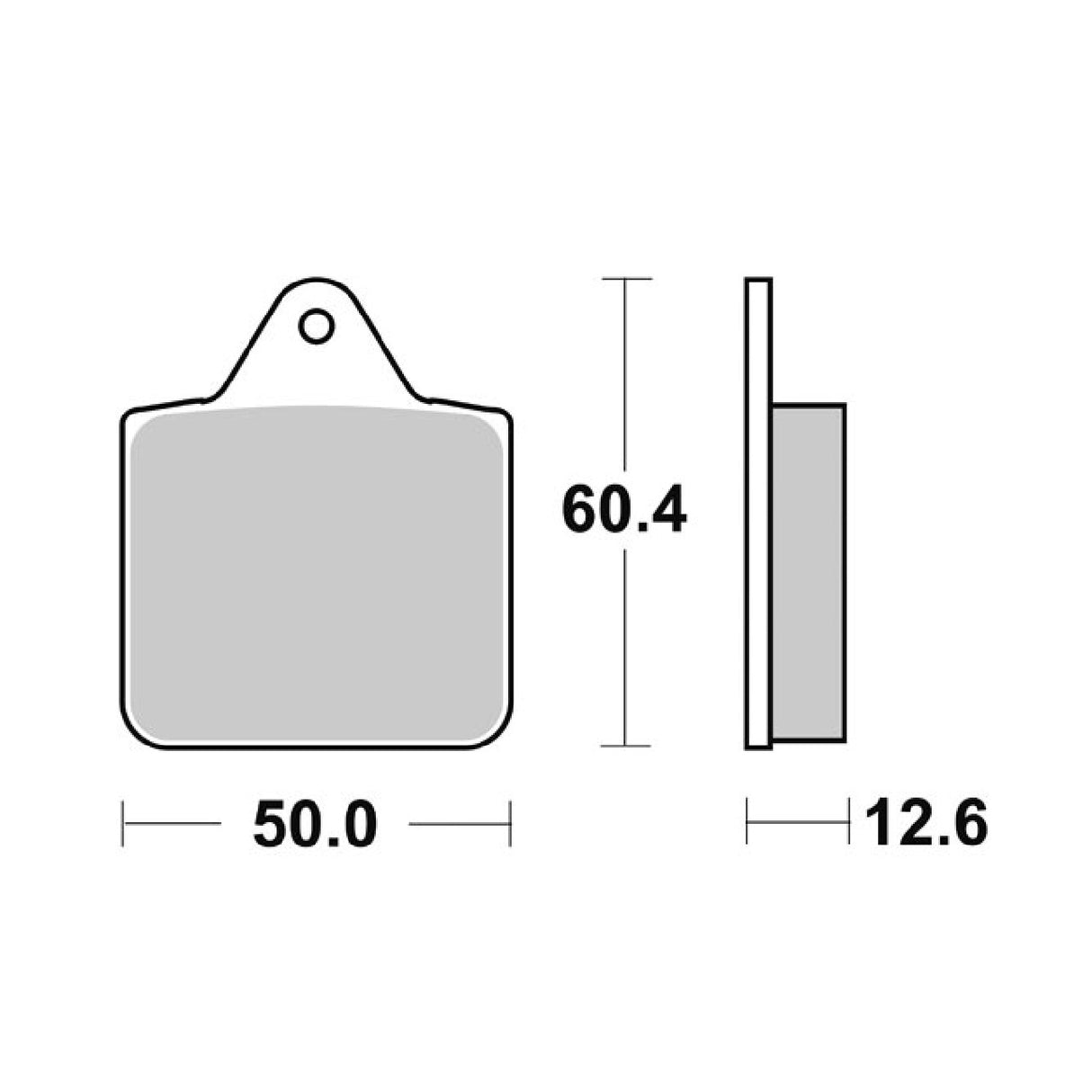 SBS 756SI Bremsbeläge POLARIS Big Boss L 6x6 400 cm³ 96/97