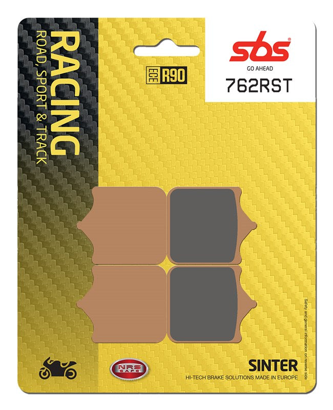 Set of 4 SBS RACING 762RST front brake pads for APRILIA RSV 02 03