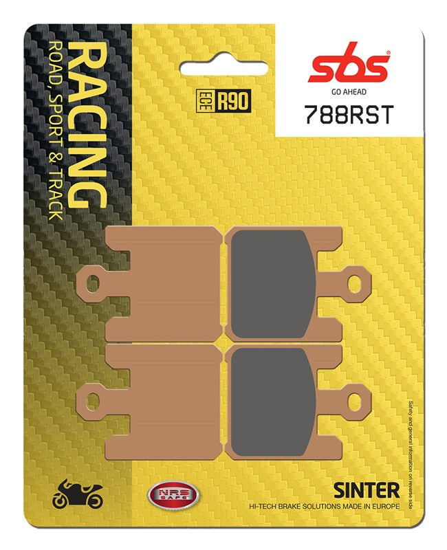 Set of 4 SBS RACING 788RST front brake pads for KAWASAKI ZX6RR Ninja 03-06