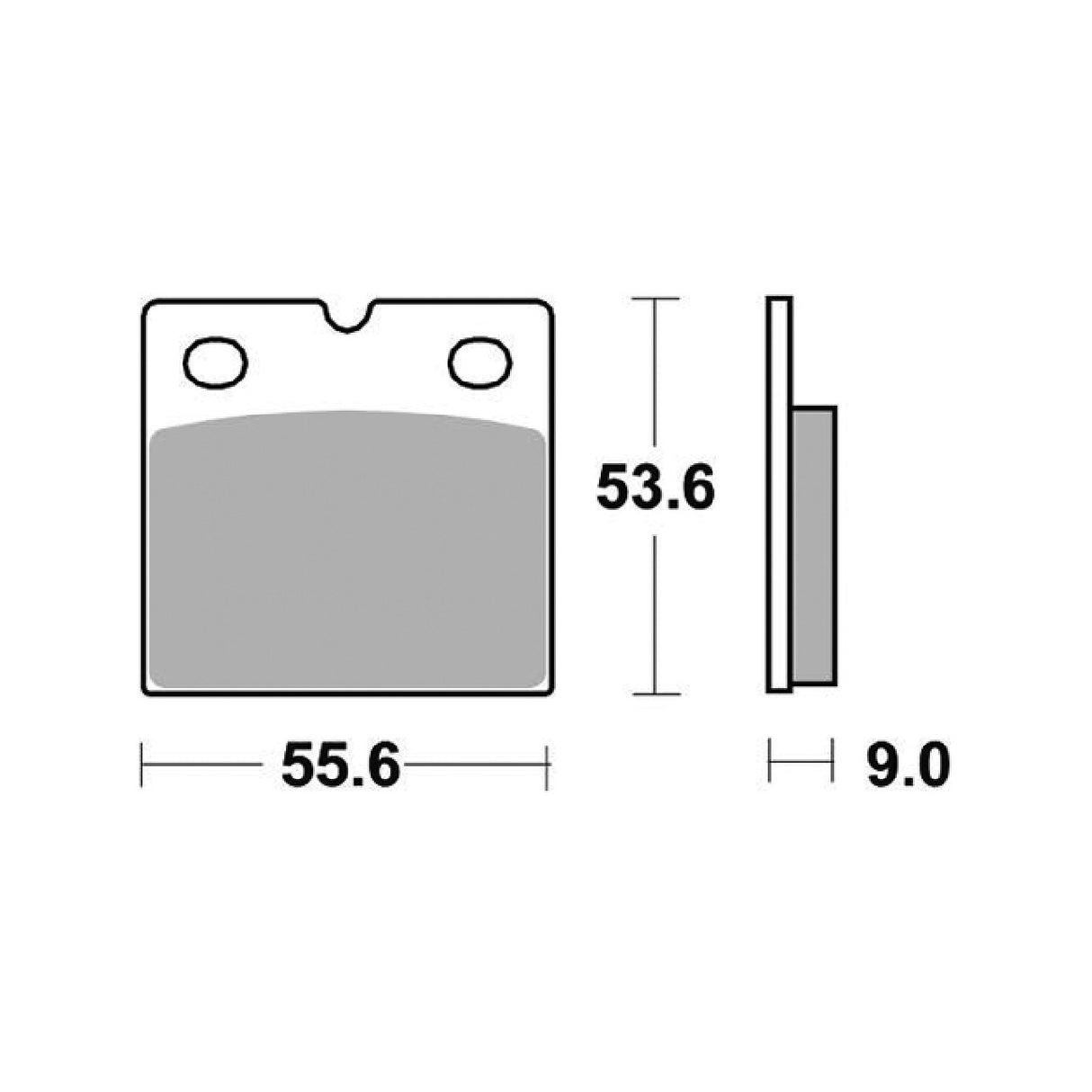 SBS 887DS-2 Racing Front Brake Pads BREMBO Racing front XA88810, P2 34