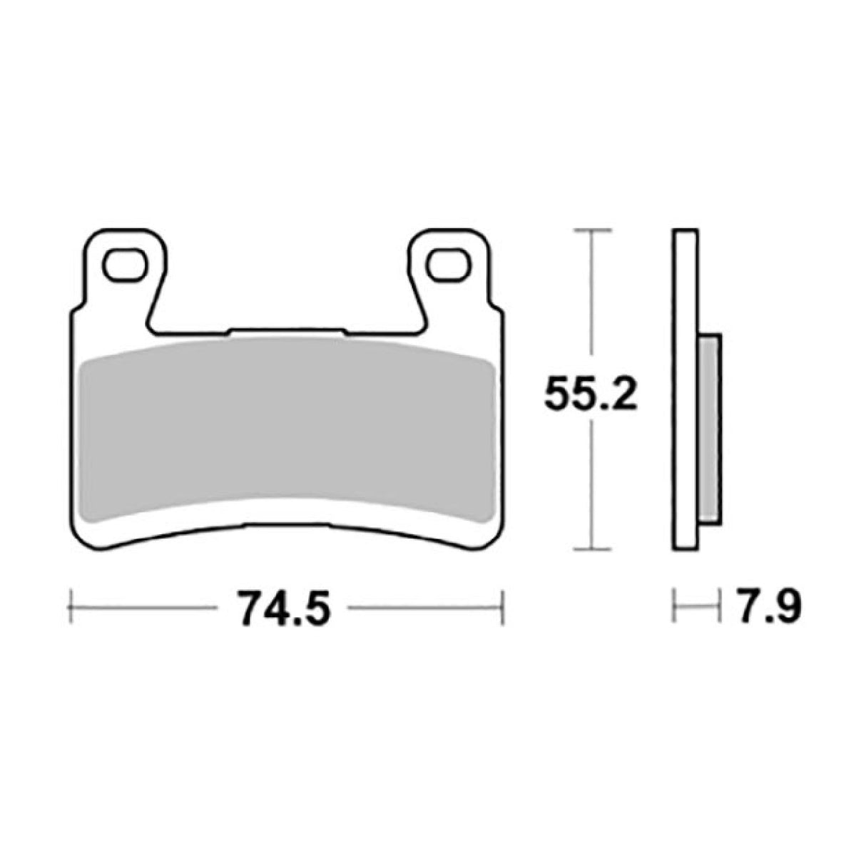 SBS 894SP Bremsbeläge vorne KAWASAKI ZX6R Ninja ABS FDF 636 13/17