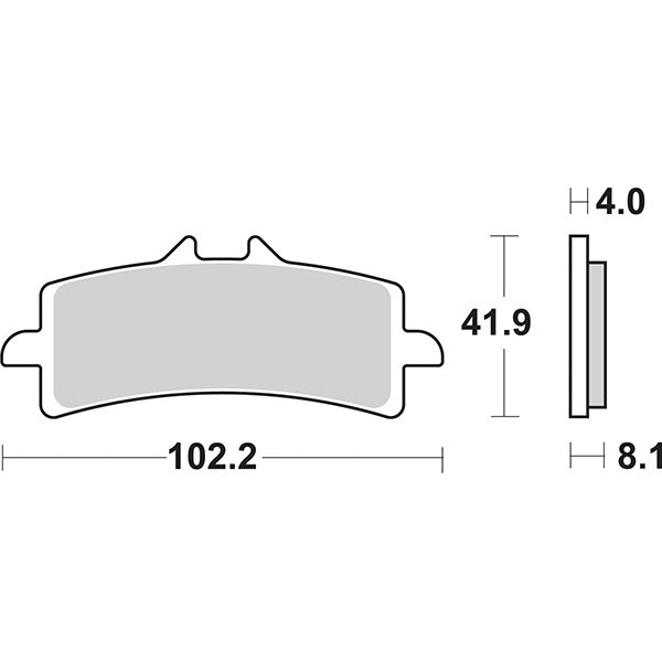 SBS 901HS Bremsbeläge vorne für APRILIA RSV 4 RF (RKL00/KE000) 1000 cm³ 15/19
