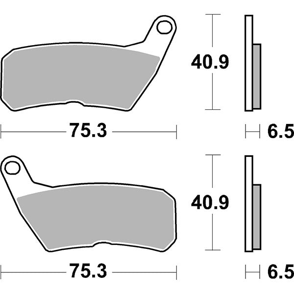 Pastillas de freno SBS 928HF HM CRE Derapage Competition 50 CC 07/12