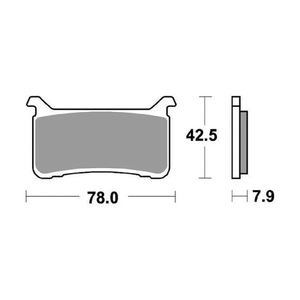 SBS 947RST Racing Front Brake Pads HONDA VFR F (RC79) 800 CC 14/16