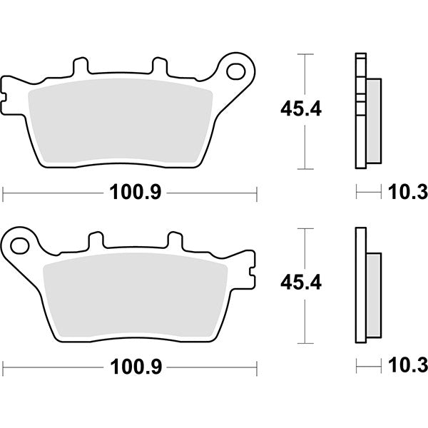 Pastillas de freno SBS 991Ls Yamaha 850 MXT850 Niken (RN581) 2018-2022