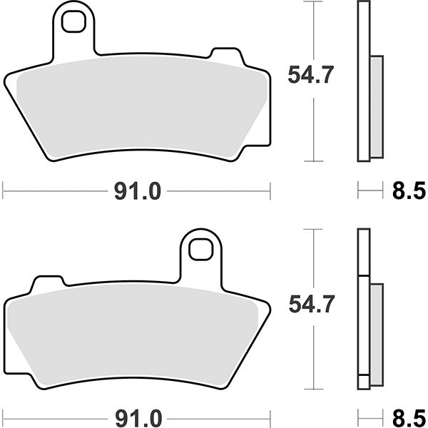 Pastillas de freno SBS 995Ls BMW 1800 R18 2021-2023