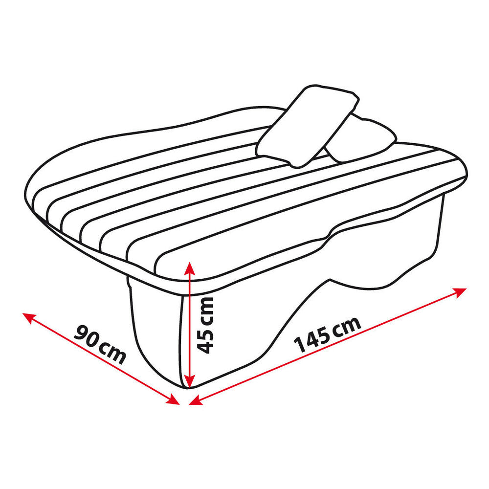 Lampa Air-Bed, colchón inflable para coche + mini compresor 12V 72386
