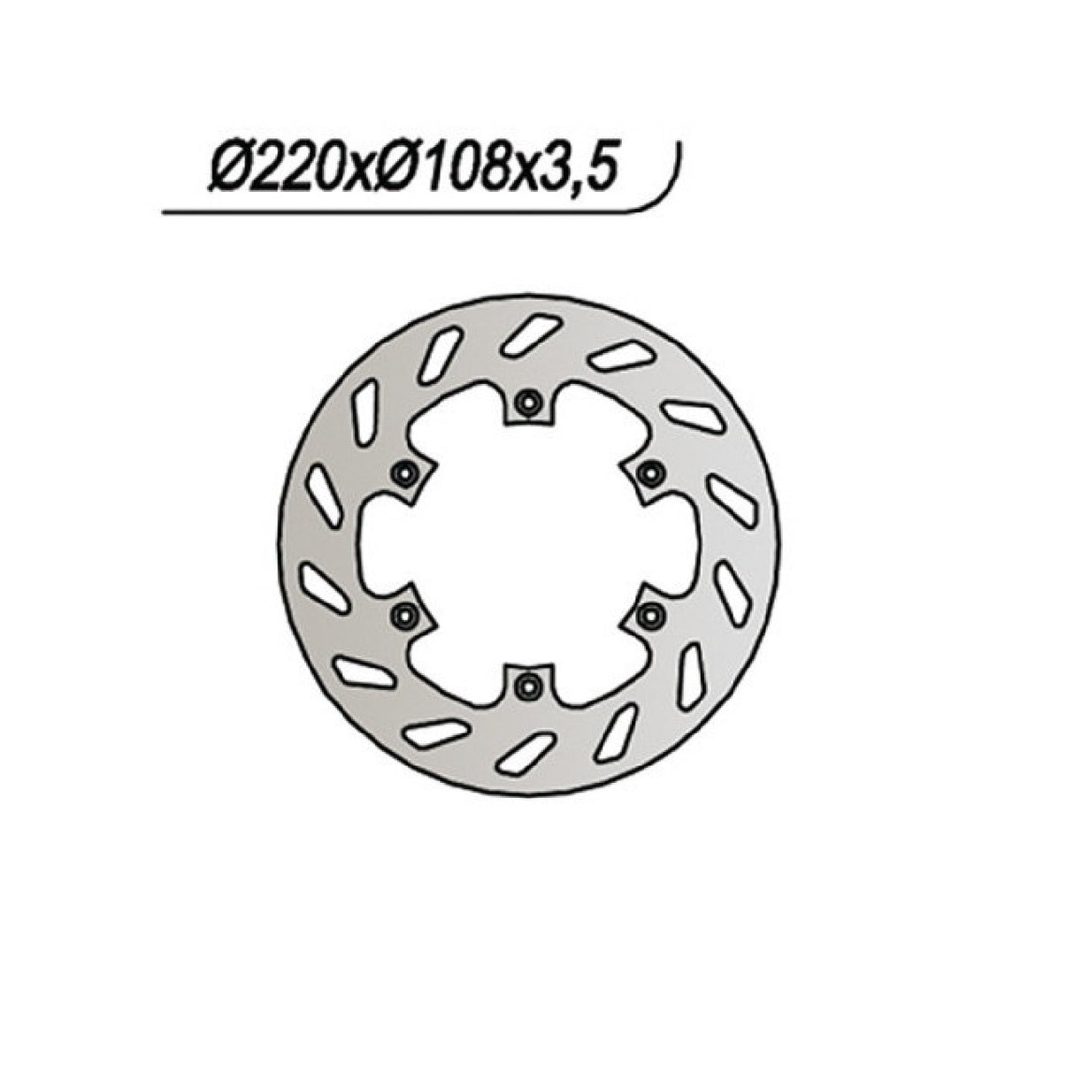 NG 004 Disco de Freno BETAMOTOR RK Aventura 50 CC 95/96