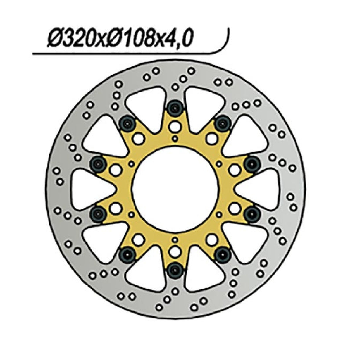 Disco de freno NG 022
