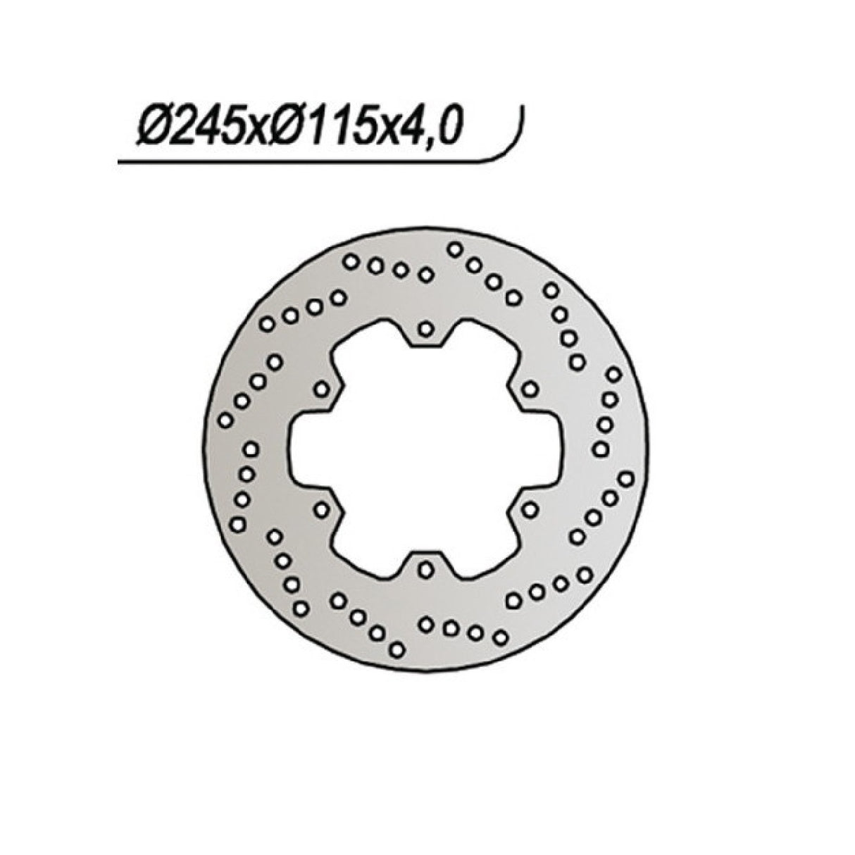 NG 028 Bremsscheibe DUCATI F3 Desmo (350R) 350 cm³ 86/87