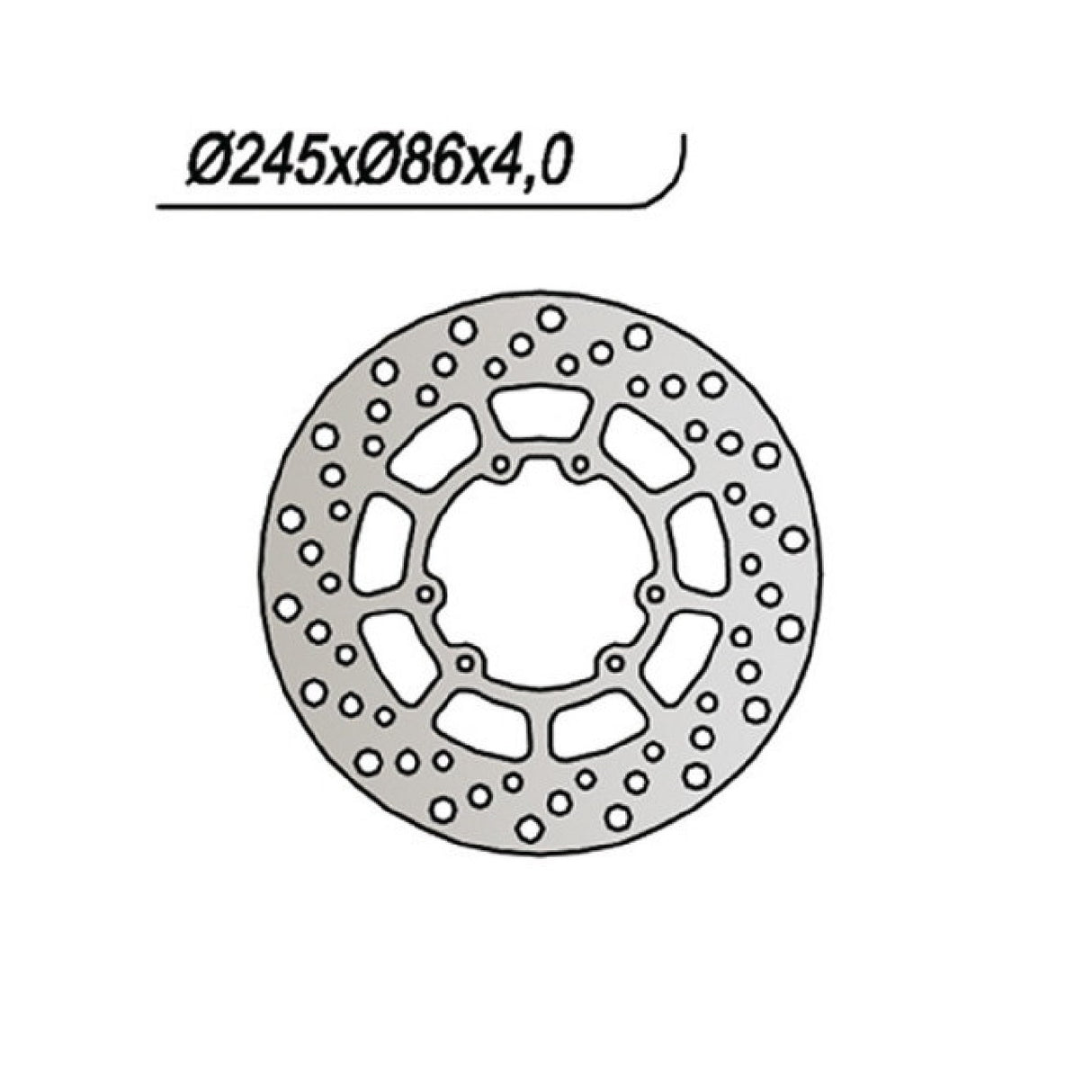 NG 039 Brake Disc YAMAHA XT 350 CC 85/95