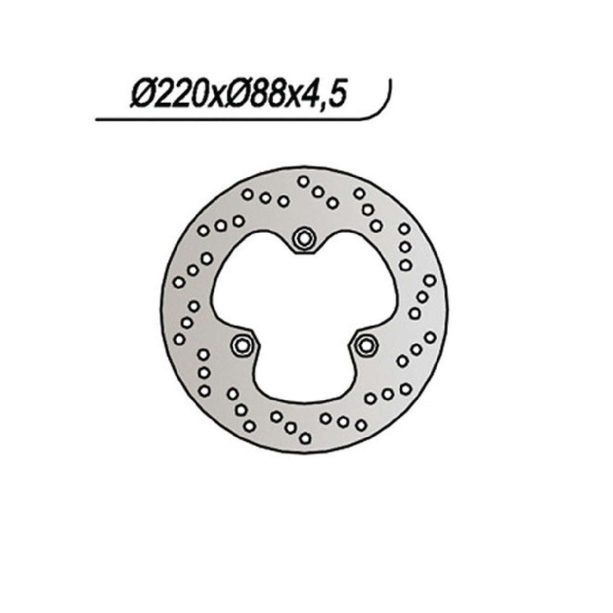 NG 041 Brake Disc HONDA CBR F (H/J/K/L) (PC19/PC23) 600 CC 87/90