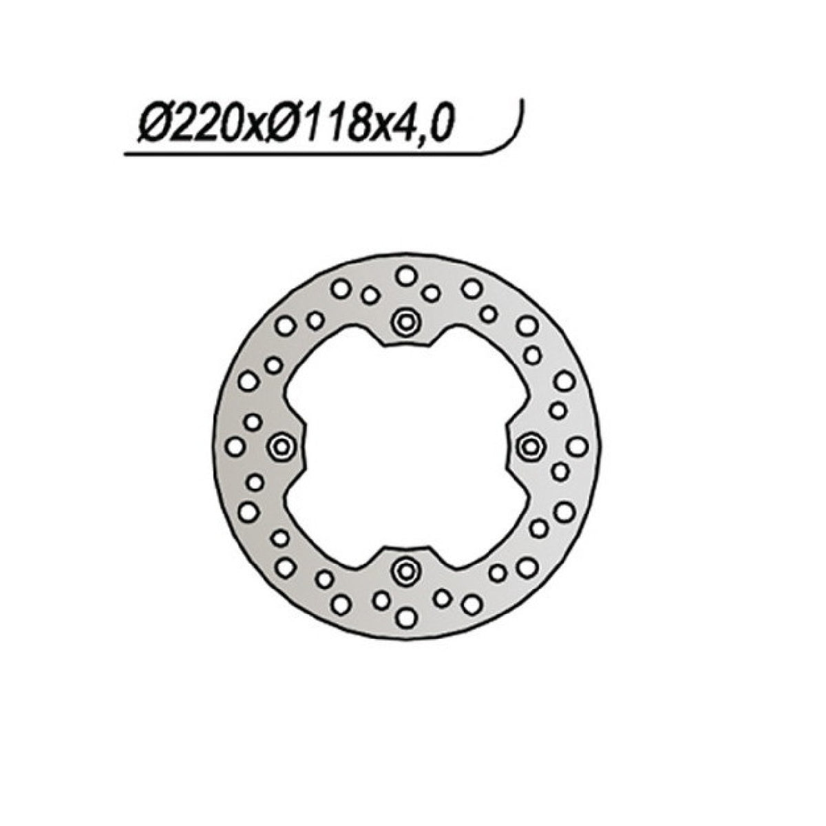 NG 044 Disco de freno SUZUKI DR R (SJ45A) 250 CC 95/00