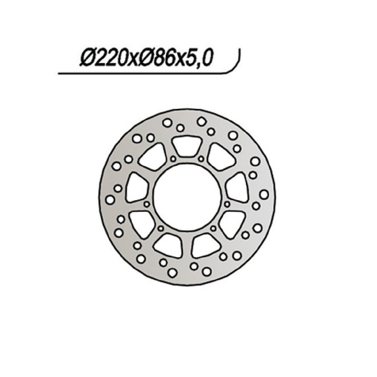 NG 059 Disco de Freno YAMAHA XT (2KF) 600 CC 87/89