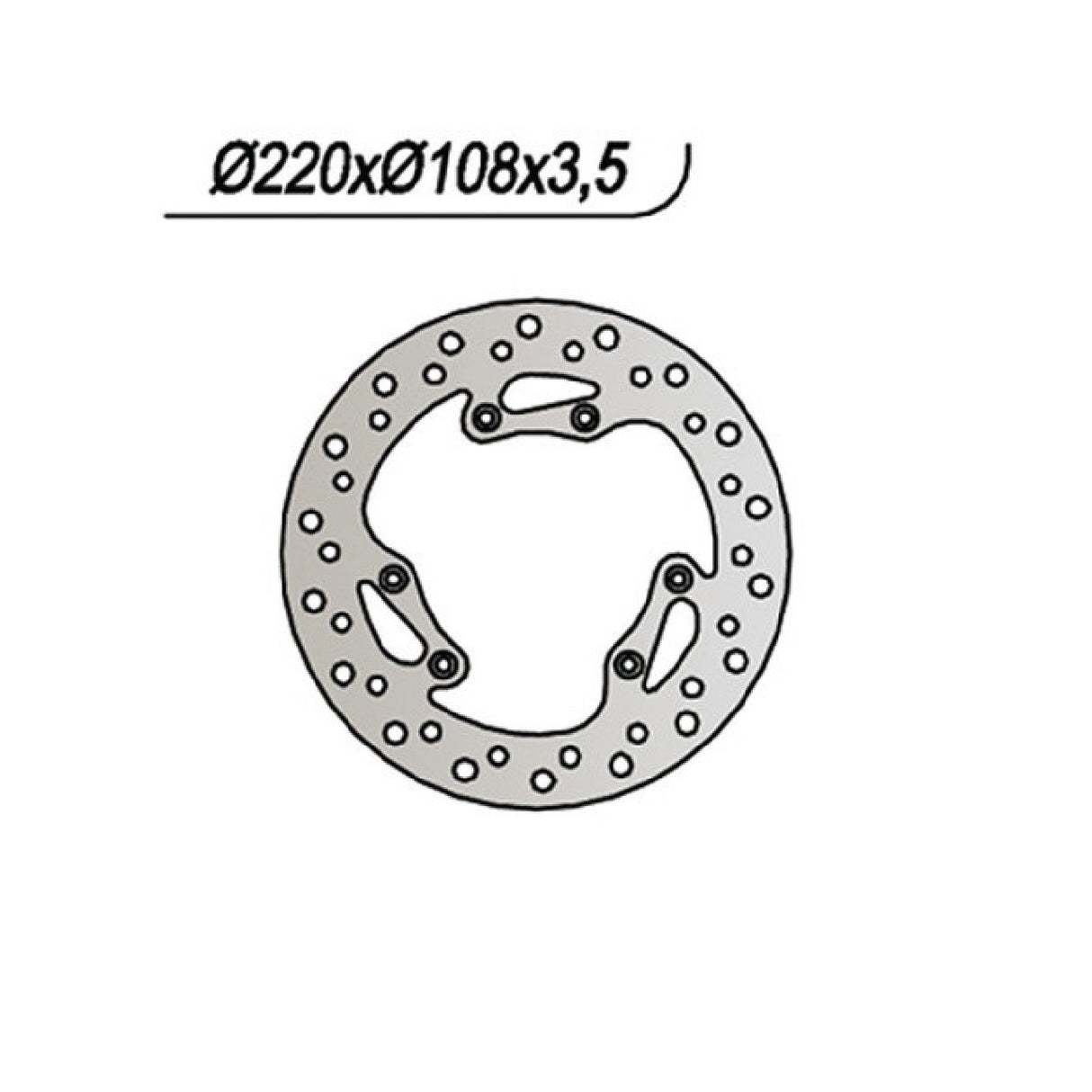 NG 080 Disco de Freno MOTOR HISPANIA Furia 50 CC 02