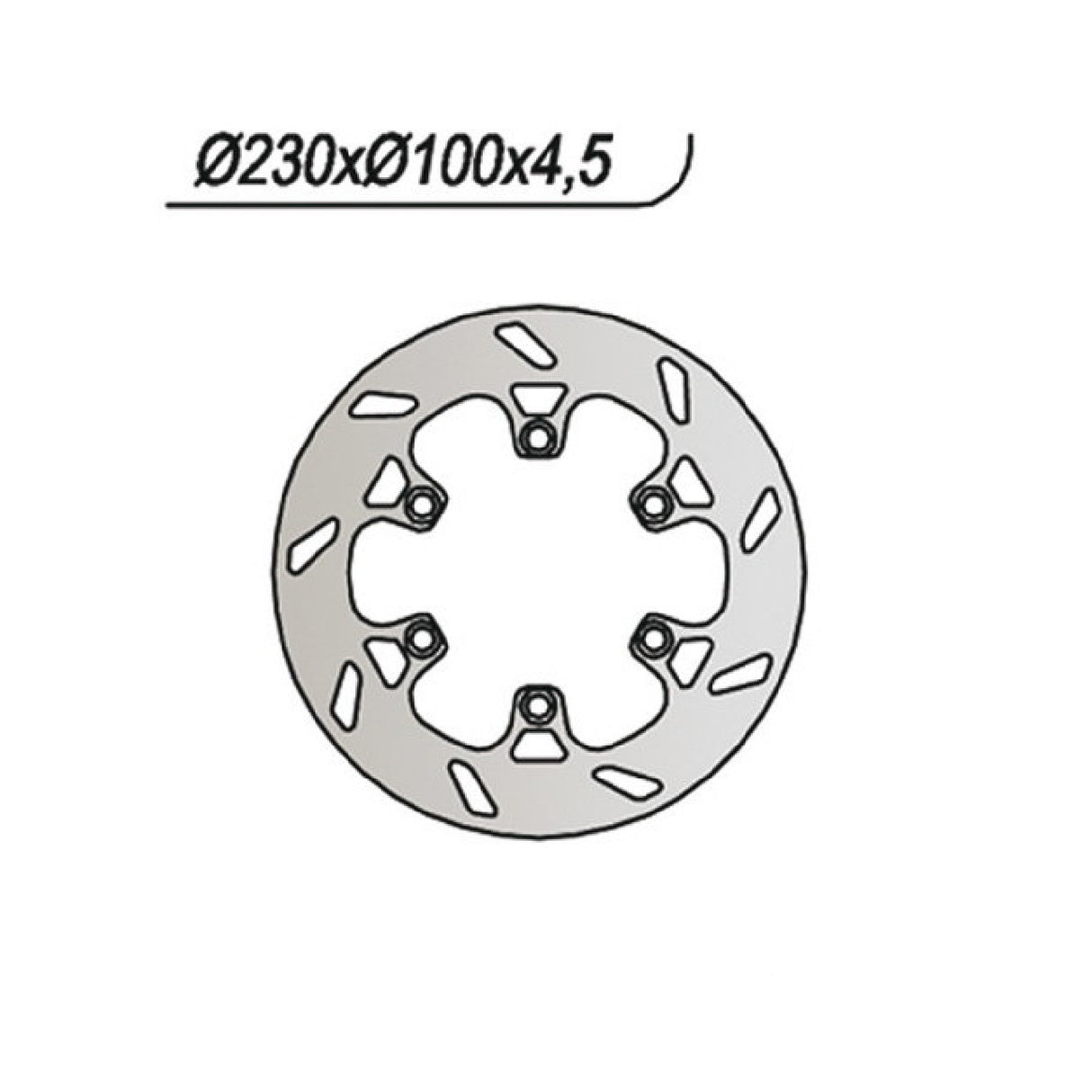 NG 094 Brake Disc KAWASAKI KLX R (KLX650D) 650 CC 93/02