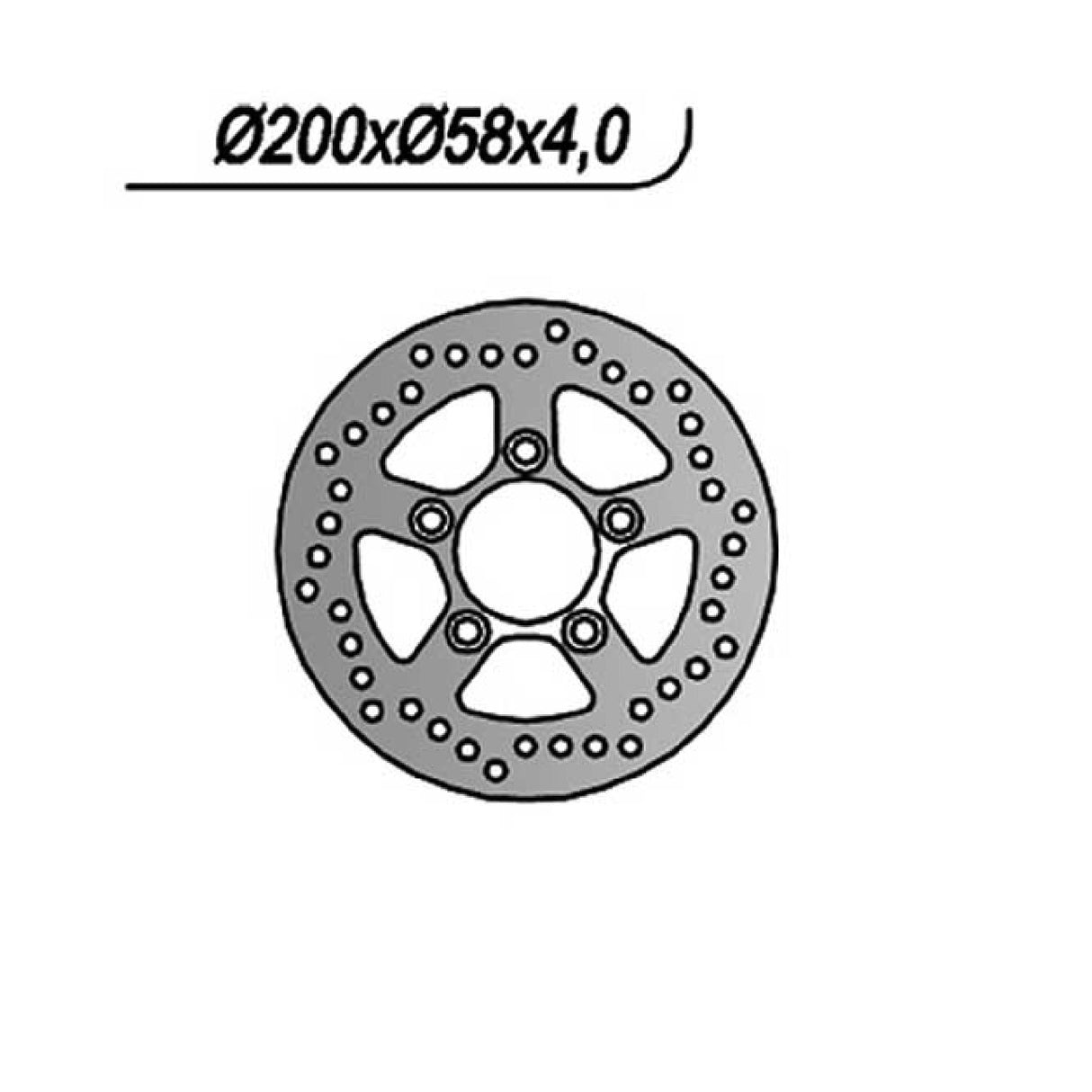 NG 095 Bremsscheibe KYMCO Bet & Win 125 CC 00/02