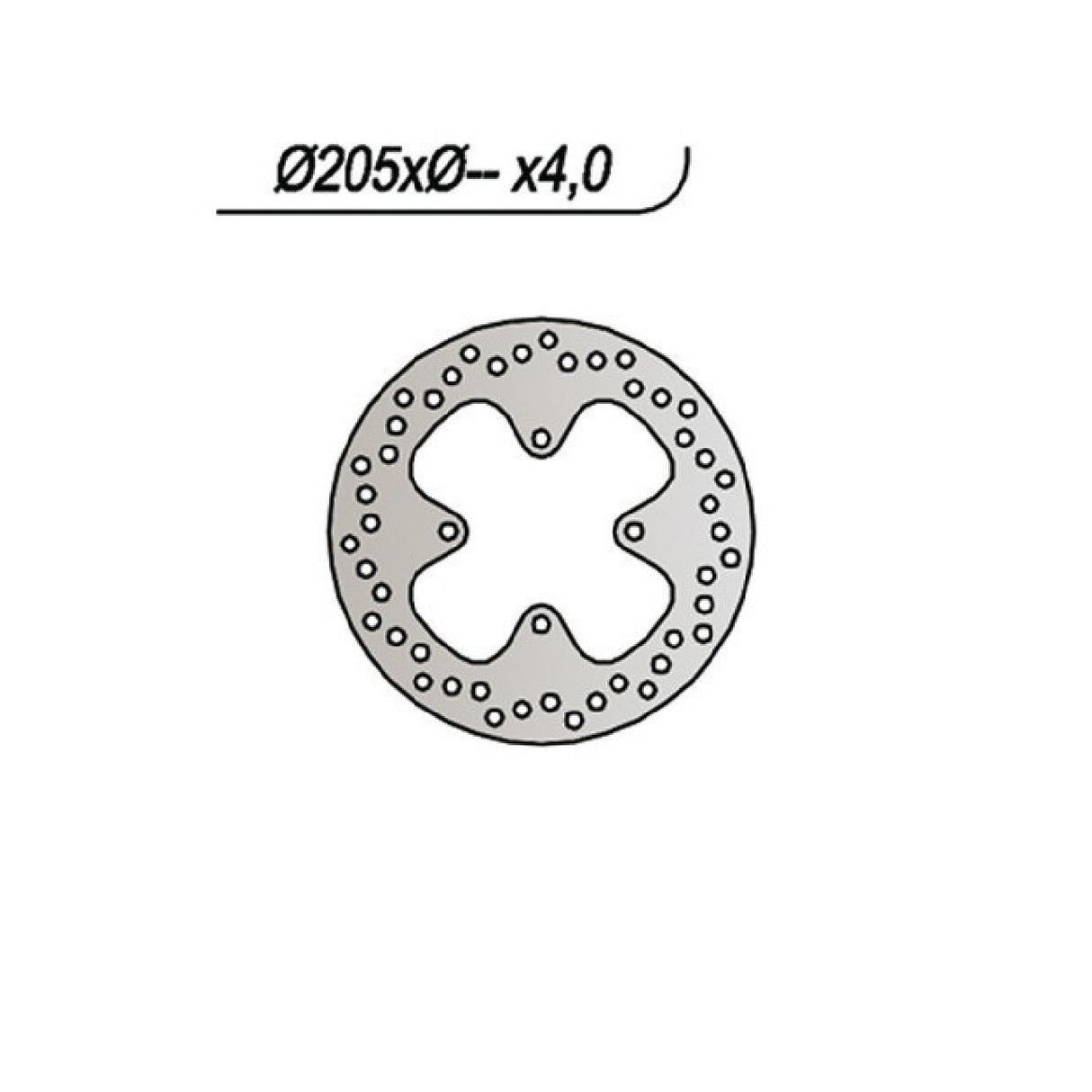 NG 1018 Bremsscheibe BOMBARDIER-CAN AM Outlander 330 CC 03/05