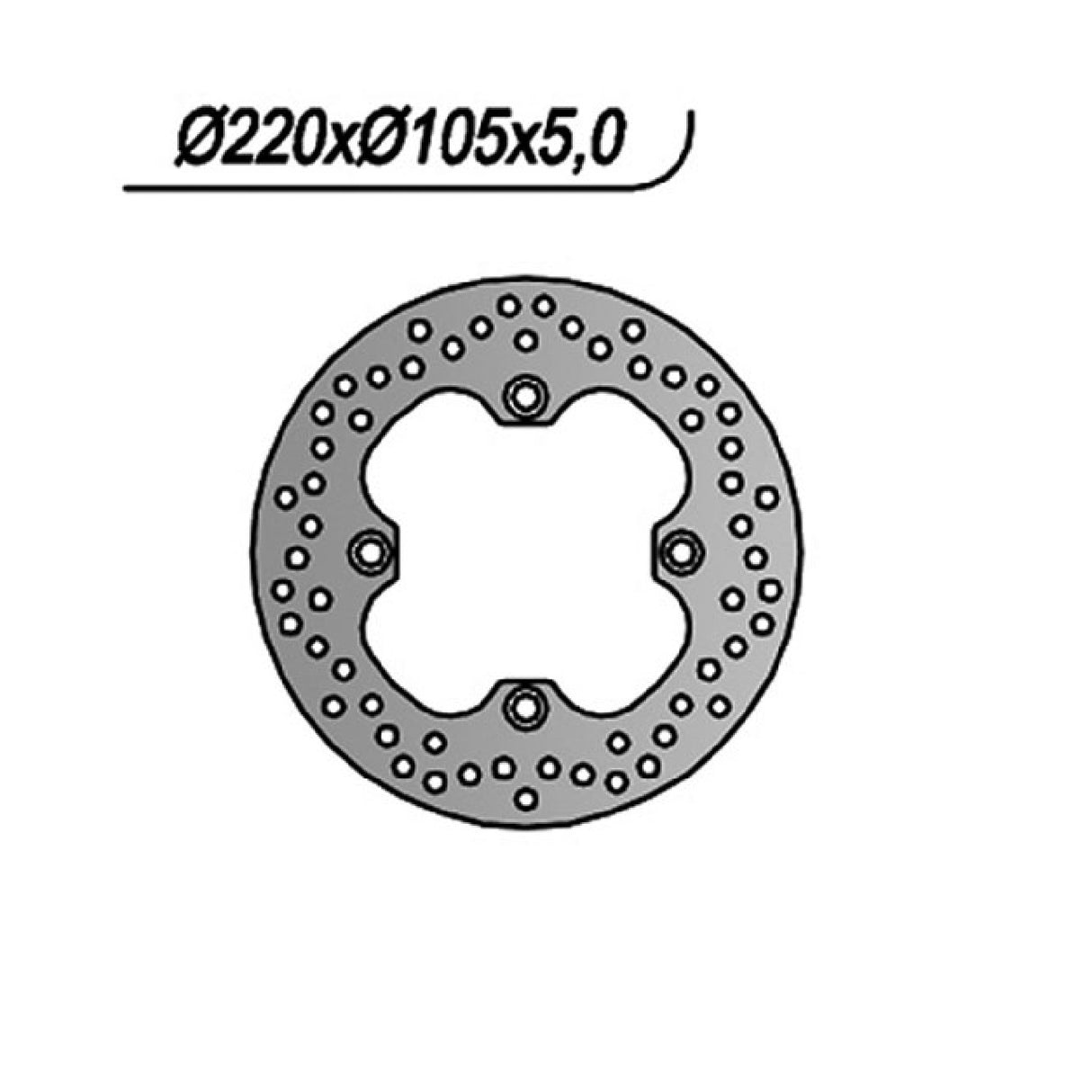 Disco de freno NG 101 HONDA FES Pantheon 4T (JF12) 125 CC 03/06