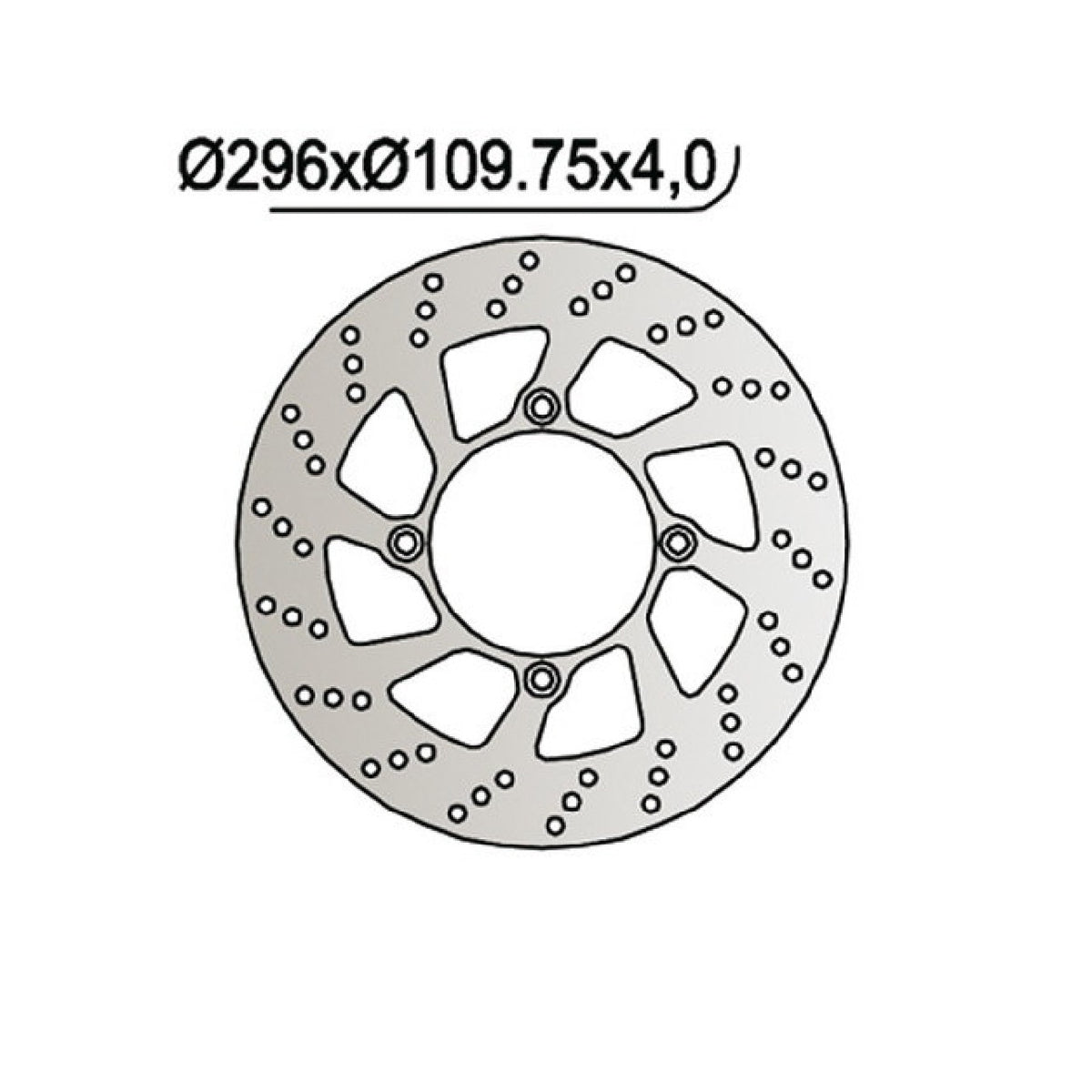 NG 1024 Bremsscheibe HONDA FMX (RD12) 650 CC 05/07