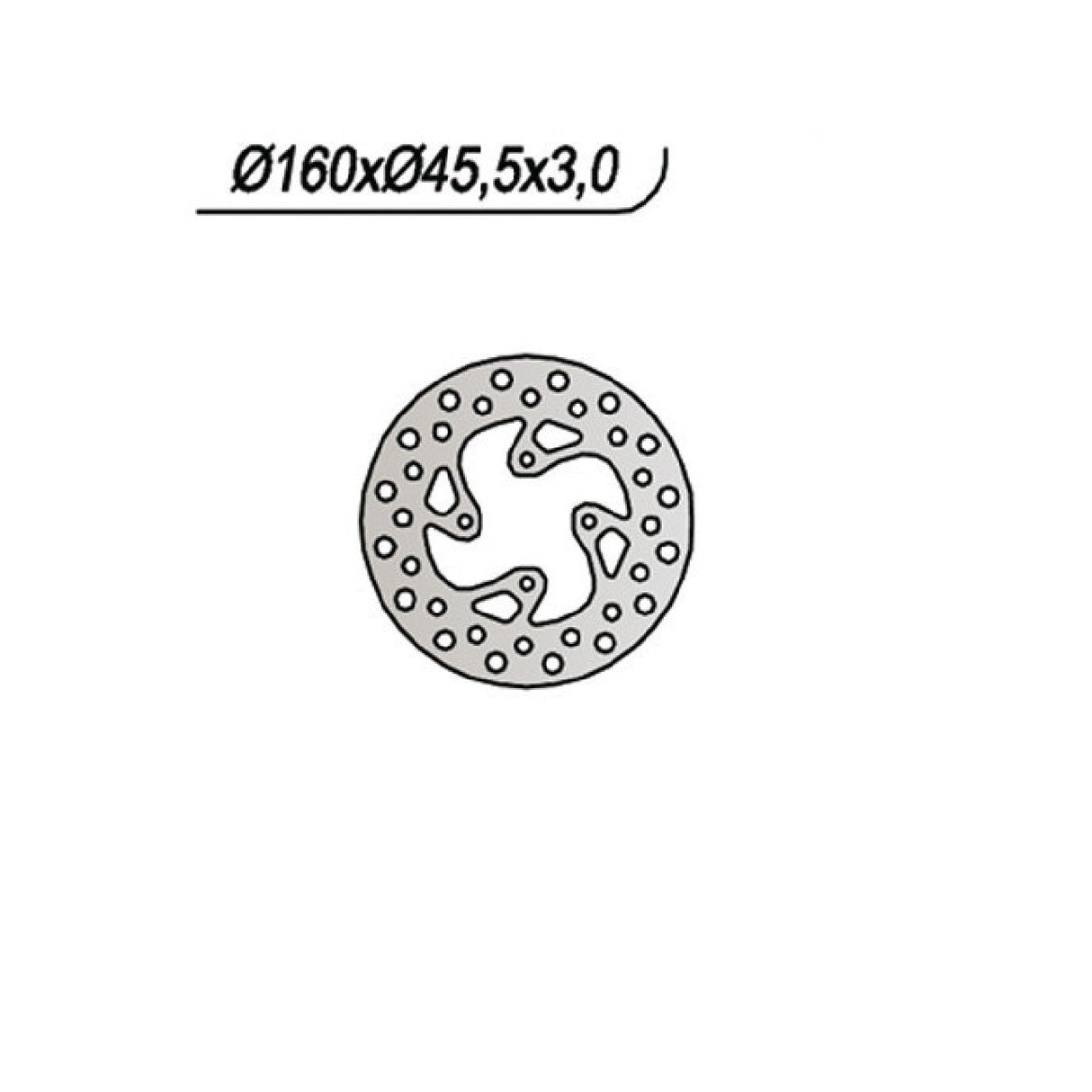 NG 1026 Bremsscheibe HUSQVARNA TC 65 CC 17/20