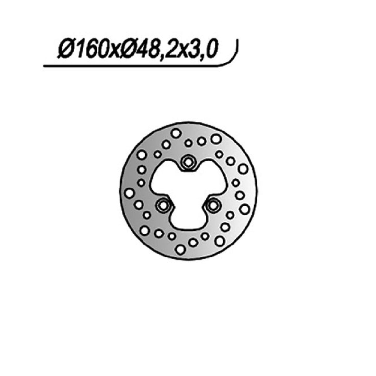 Disco de freno NG 1035 SUZUKI LT R Quadracer 450 CC 06/10