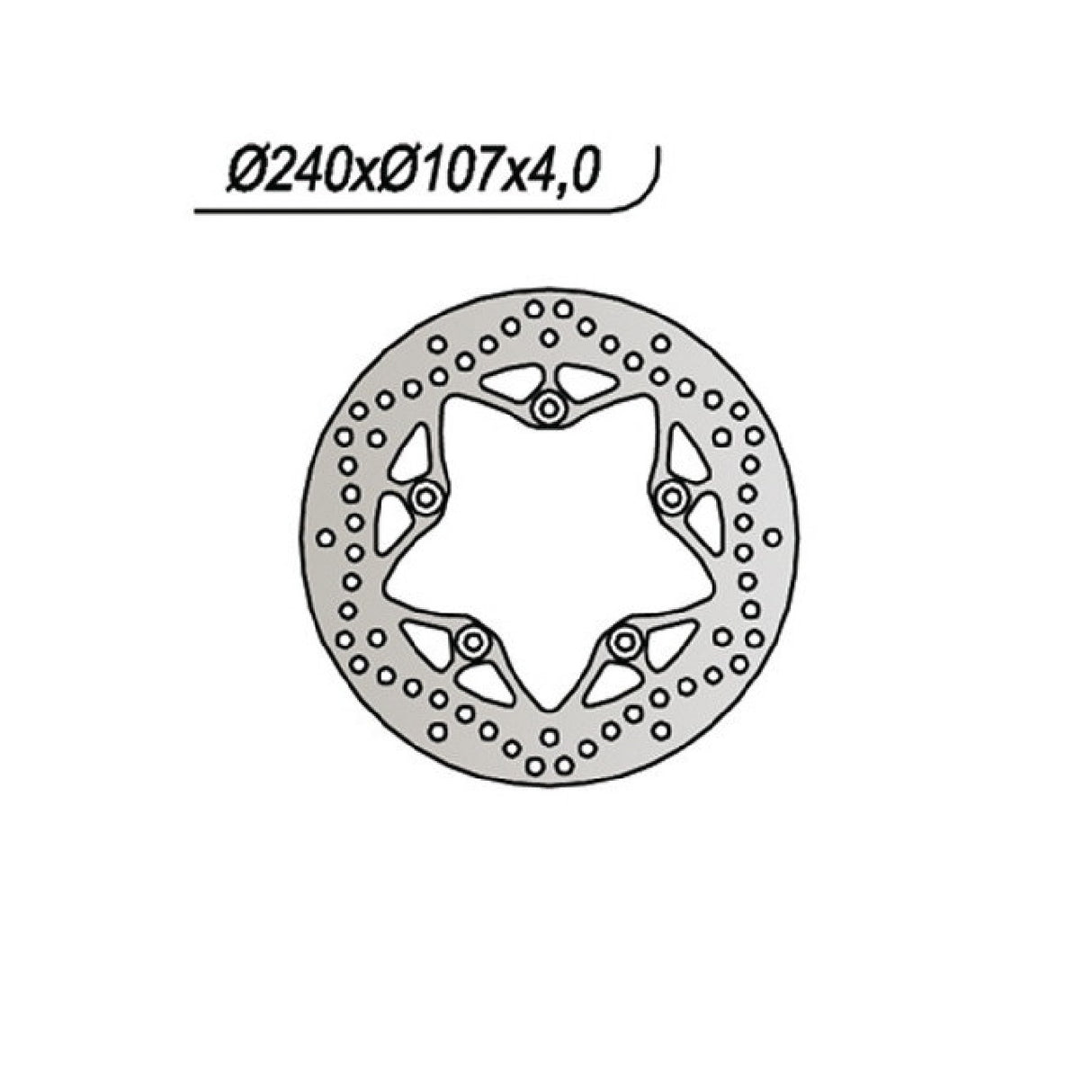 NG 1052 Brake Disc DUCATI 749 / Dark 748 CC 03/06