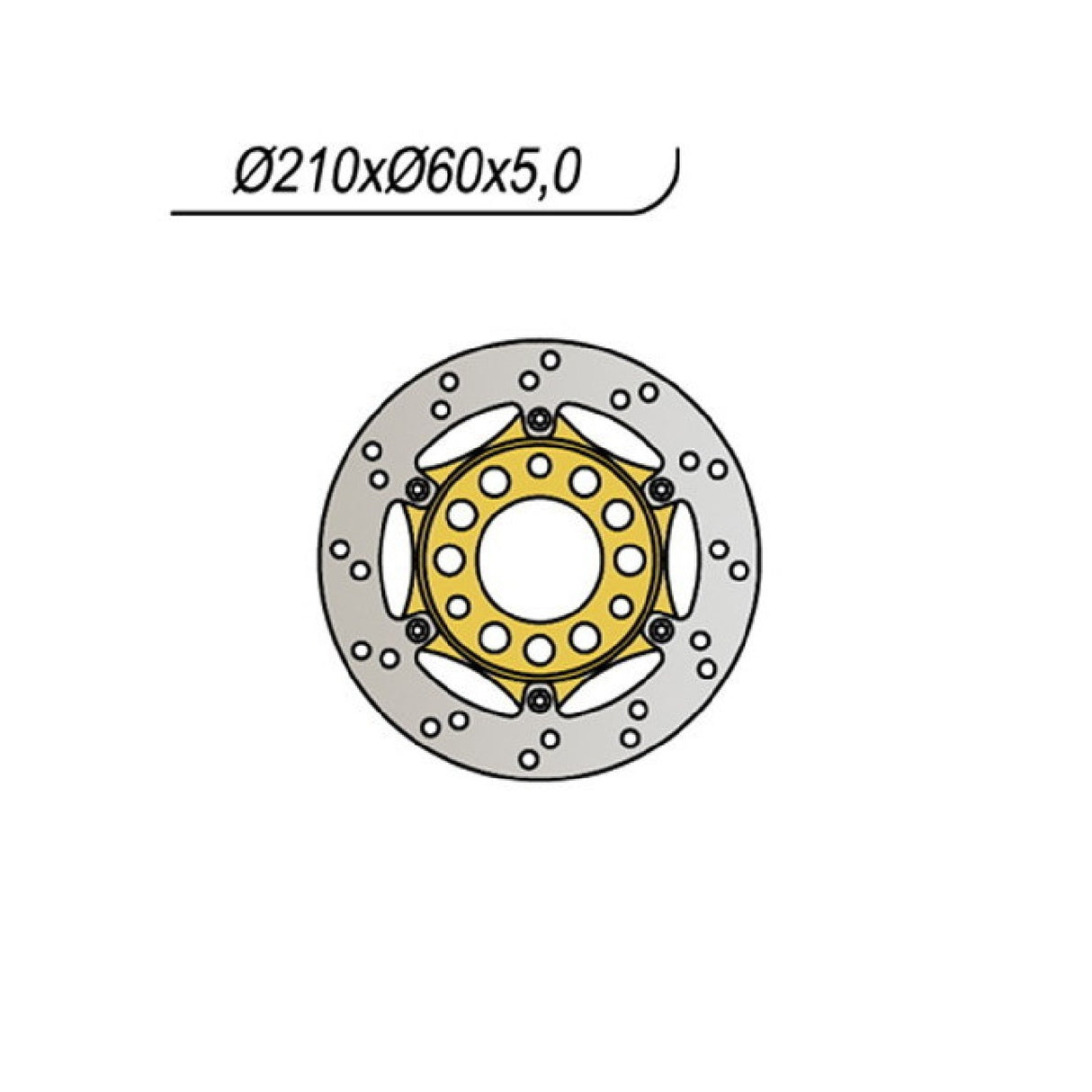 Disco de freno NG 1055 SUZUKI AN Burgman 250 CC 03/06