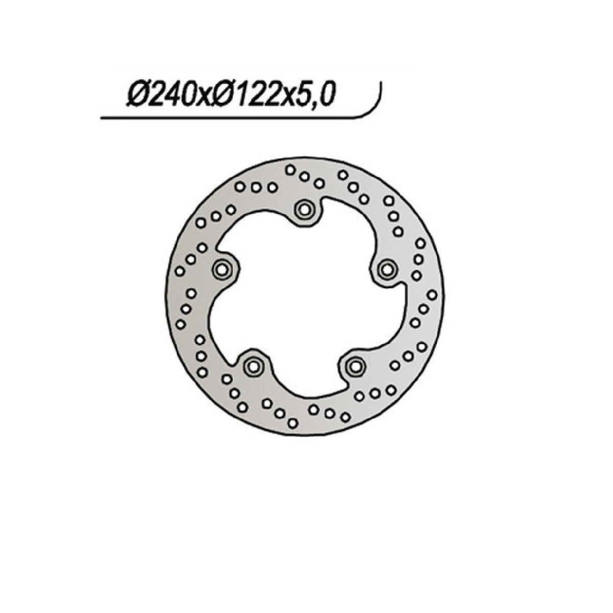Disco de freno NG 1067 KYMCO K-XCT I 125 CC 12/17