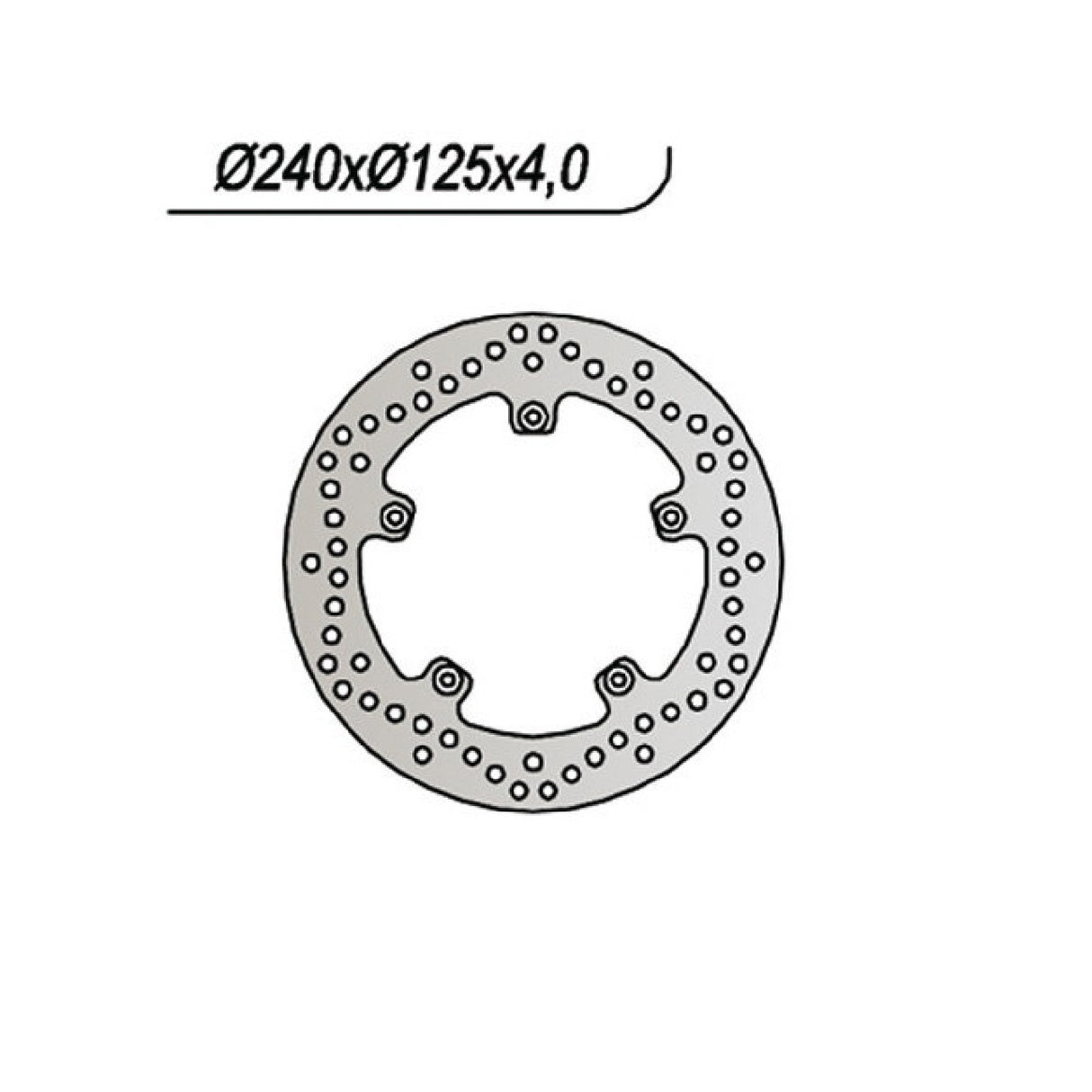 NG 1071 Disco de freno APRILIA Scarabeo GT 4T Piaggio 125 03/06