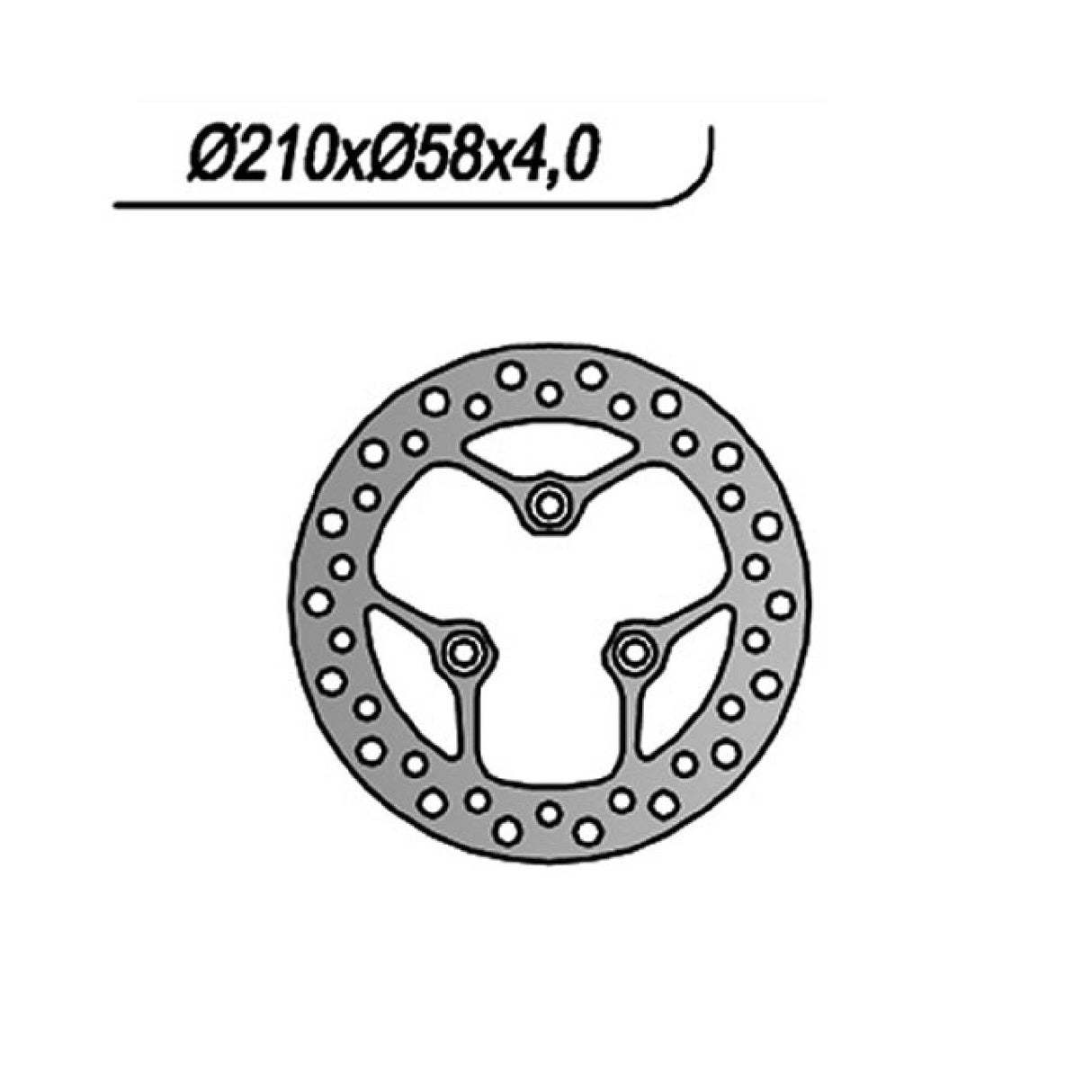 NG 1072 Bremsscheibe KYMCO Super 9 / Super 9 Sport 50 CC 00/07