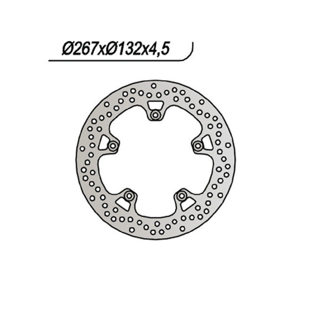 NG 1081 Bremsscheibe YAMAHA YPR X Max (SE321/SE541/SG252) 125 cm³ 06/13